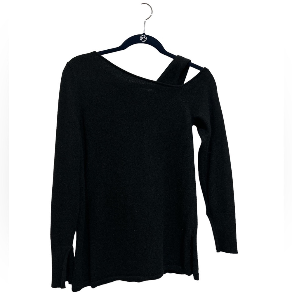 Aqua cashmere blouse